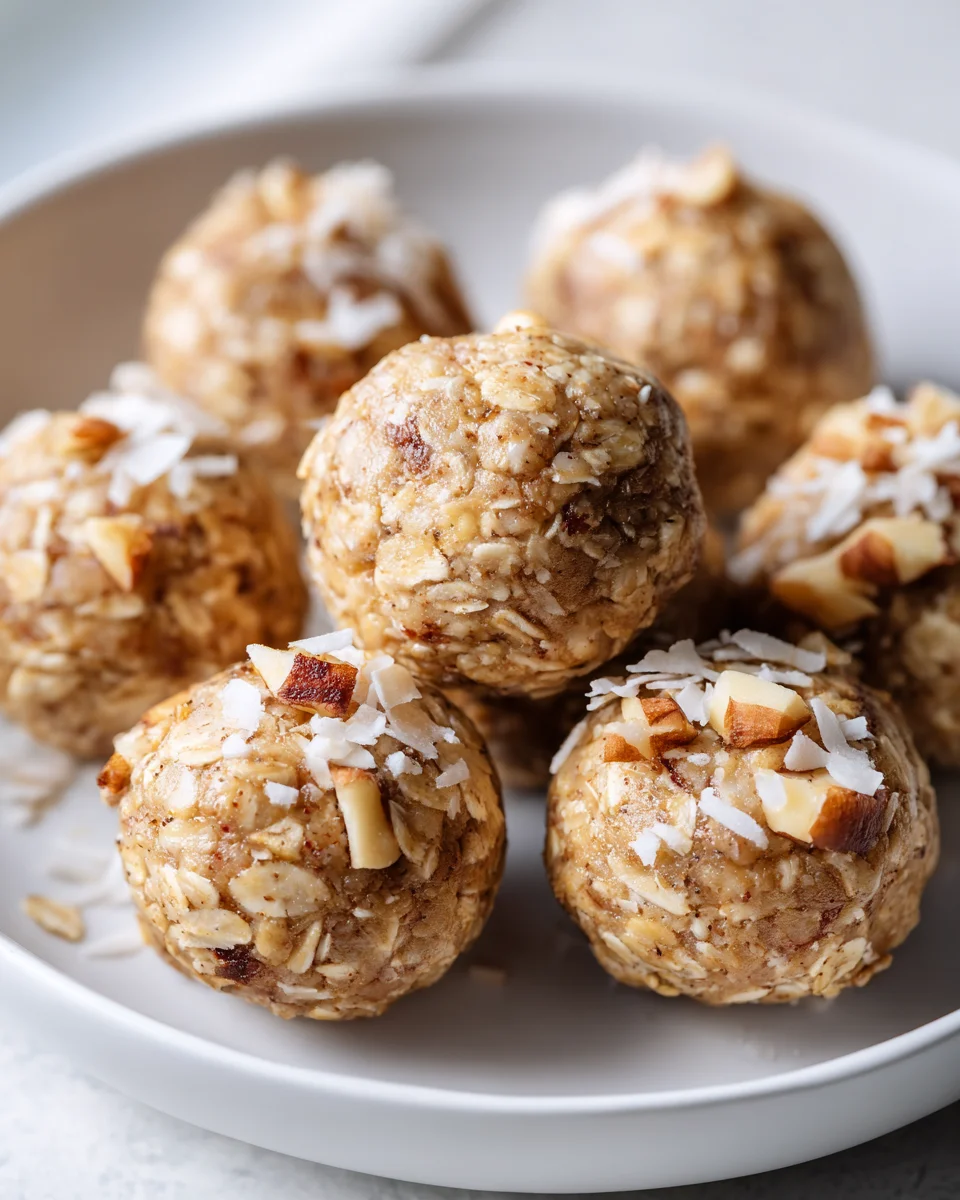 Apfel-Hafer Energie Bites – Dein gesunder Power-Snack-Kick!
