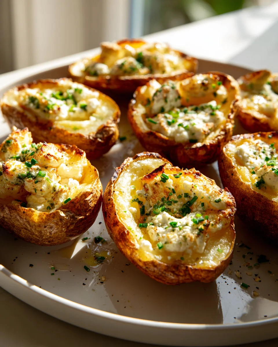 Knusprige Feta Kartoffelschalen: Dein neues Lieblingsrezept!