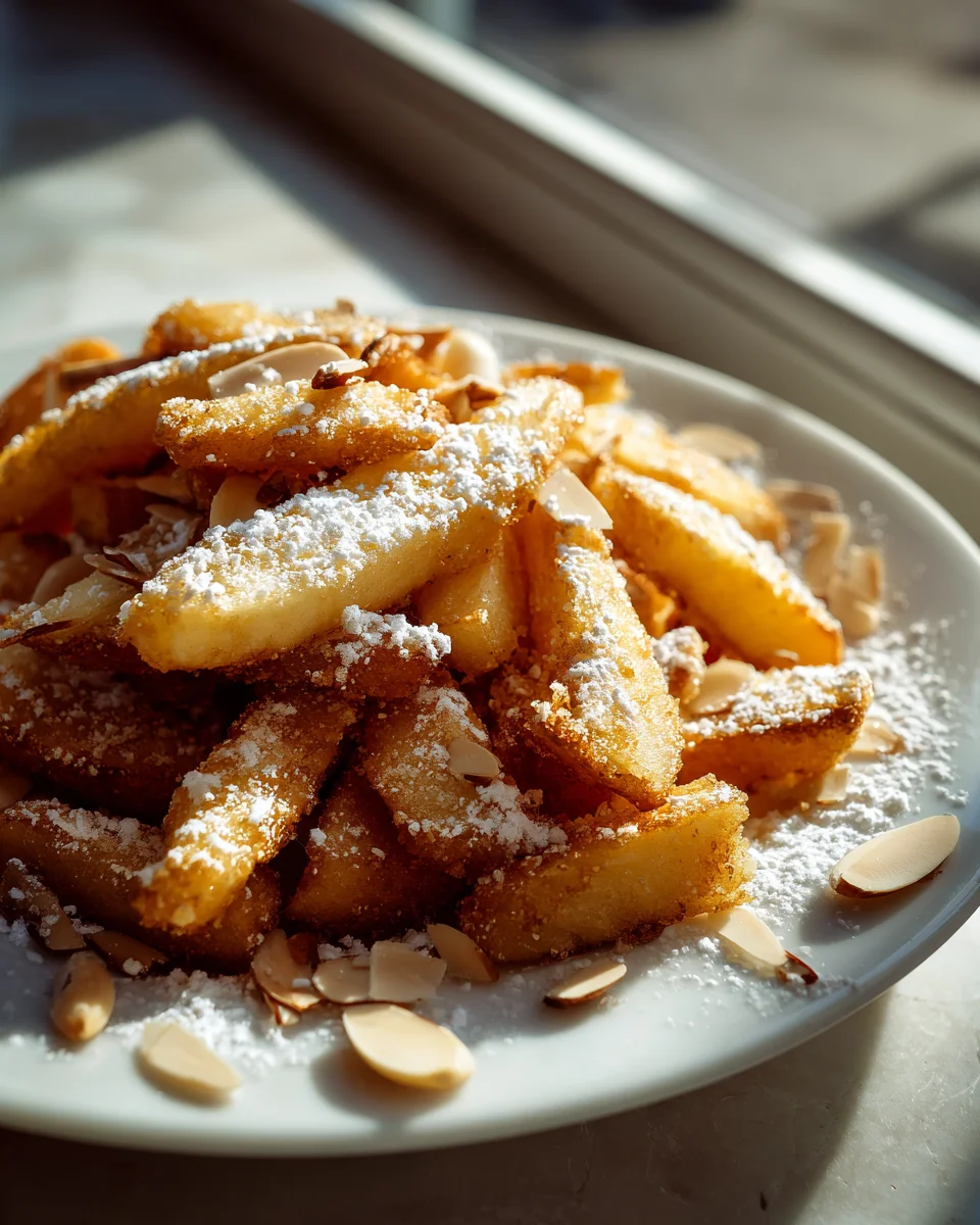 Glutenfreie Mandelkrusten Apfel Fries – Knusprig & Lecker!