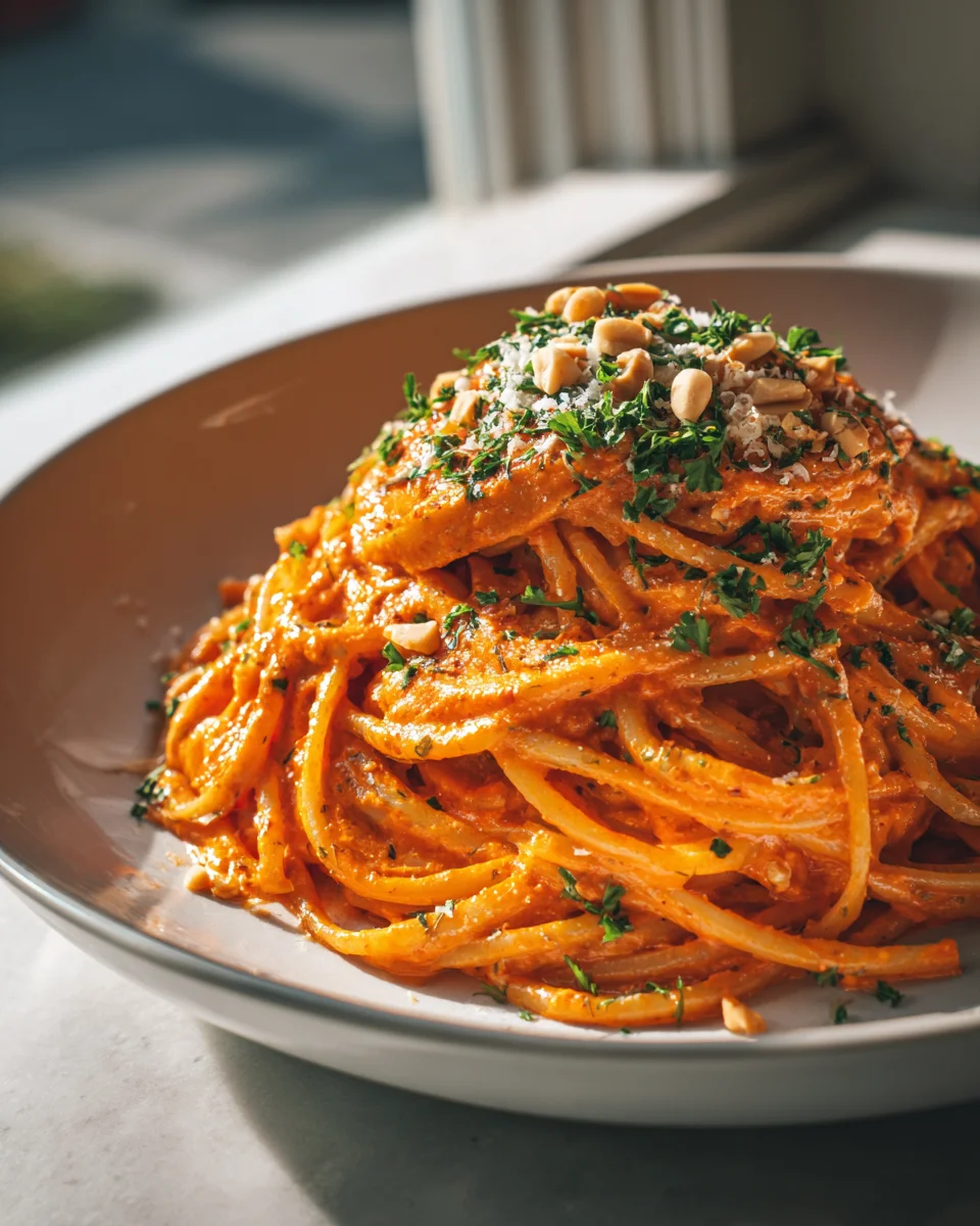 Leckere Nudeln mit Paprikasauce – Dein schnelles Lieblingsgericht!