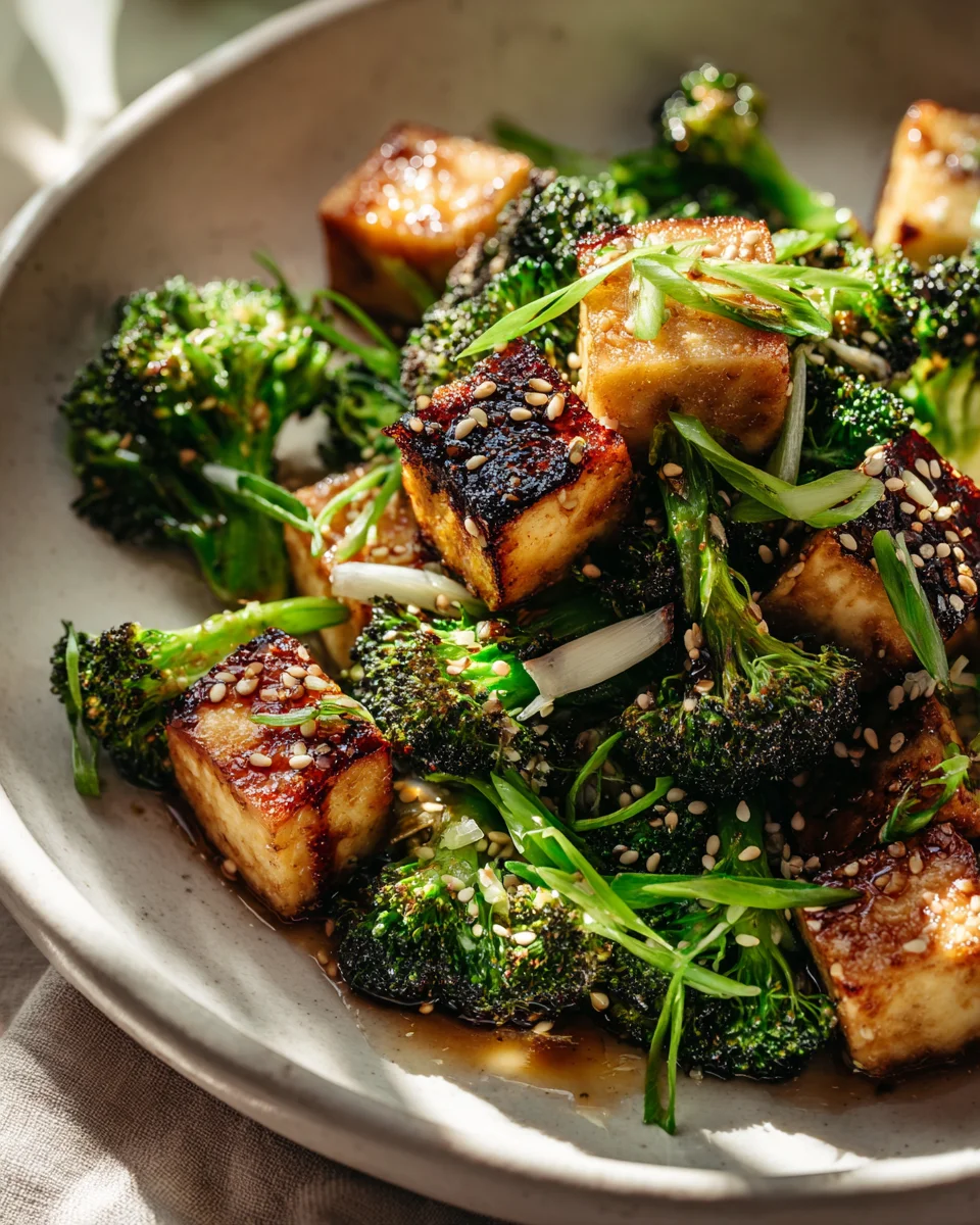 Sesam Tofu Brokkoli Rezept – Schnell, einfach, unglaublich gut!