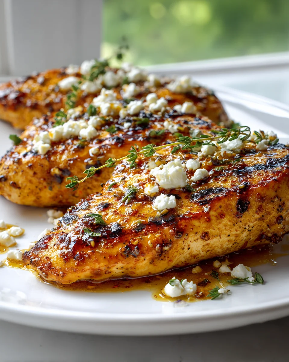 Hot Honey Feta Chicken: Süß-scharf & cremig lecker!