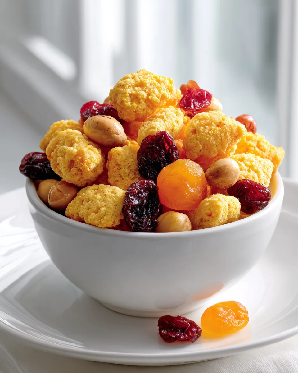 Leckerer Cheese Puff Trail Mix: Der ultimative Knuspersnack!