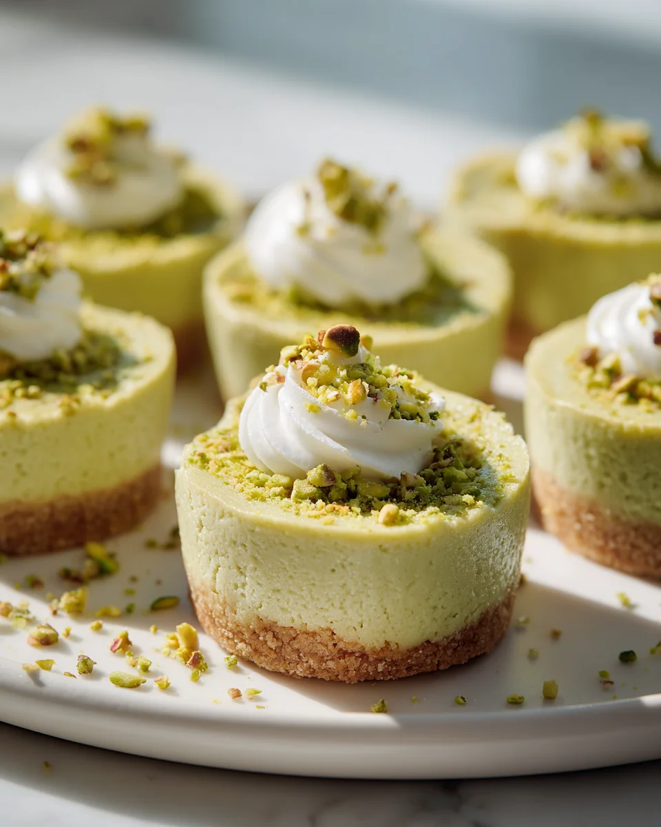 Mini Pistazien Cheesecakes: Einfach & Lecker aus der Muffinform