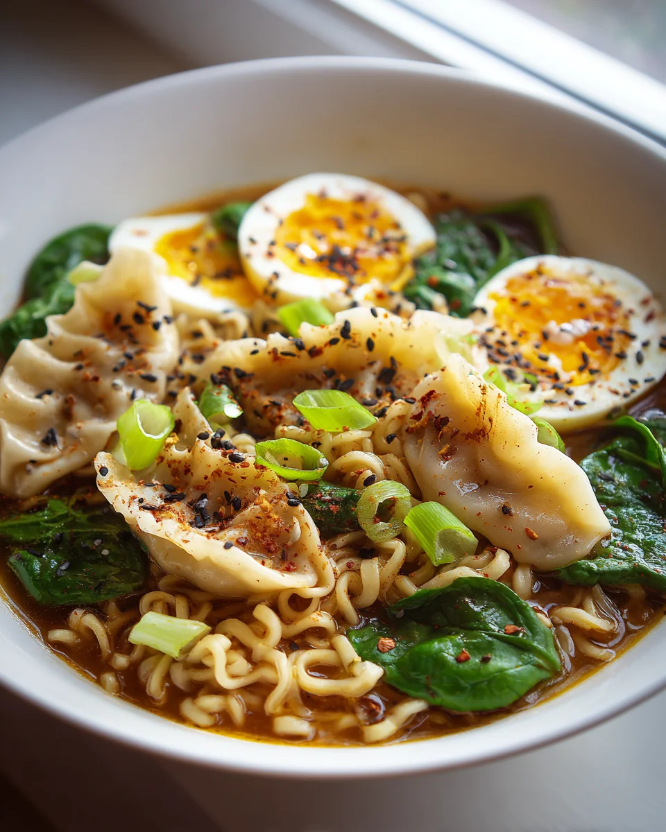 Dumplingramenbowl: Dein schnelles & leckeres Ramen-Glück