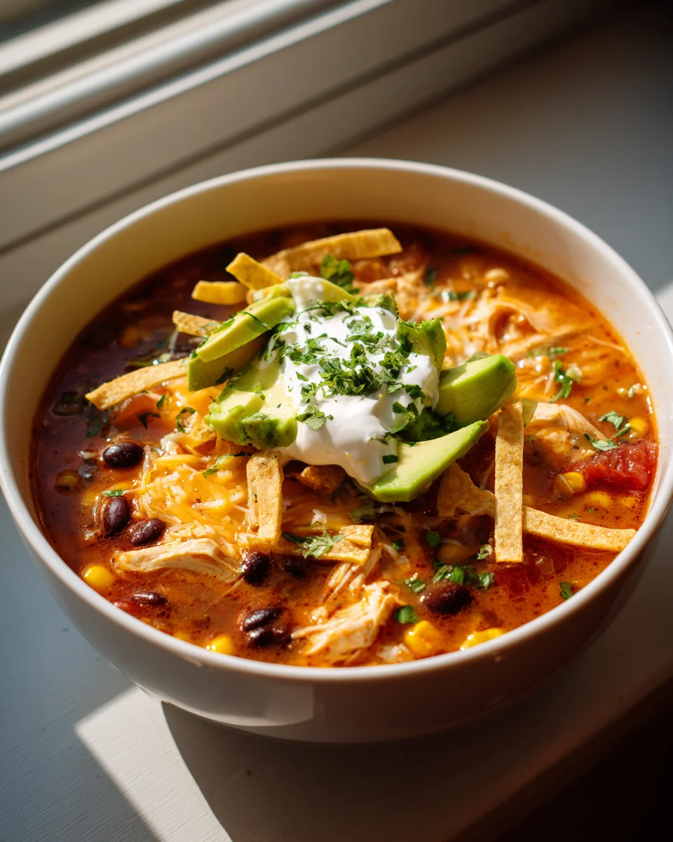 Einfache Hähnchen Tortilla Suppe: Dein schnelles Lieblingsgericht!