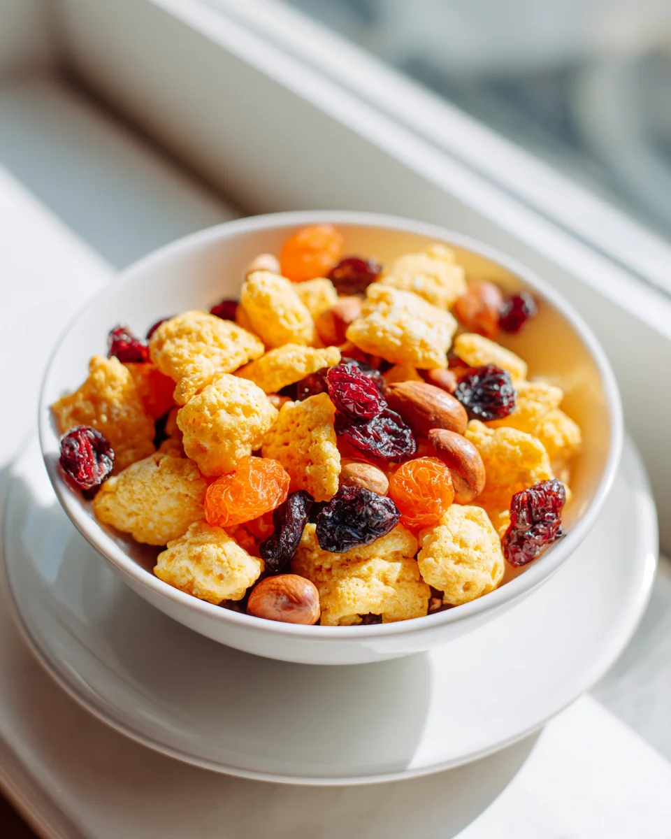 Leckerer Cheese Puff Trail Mix: Der ultimative Knuspersnack!