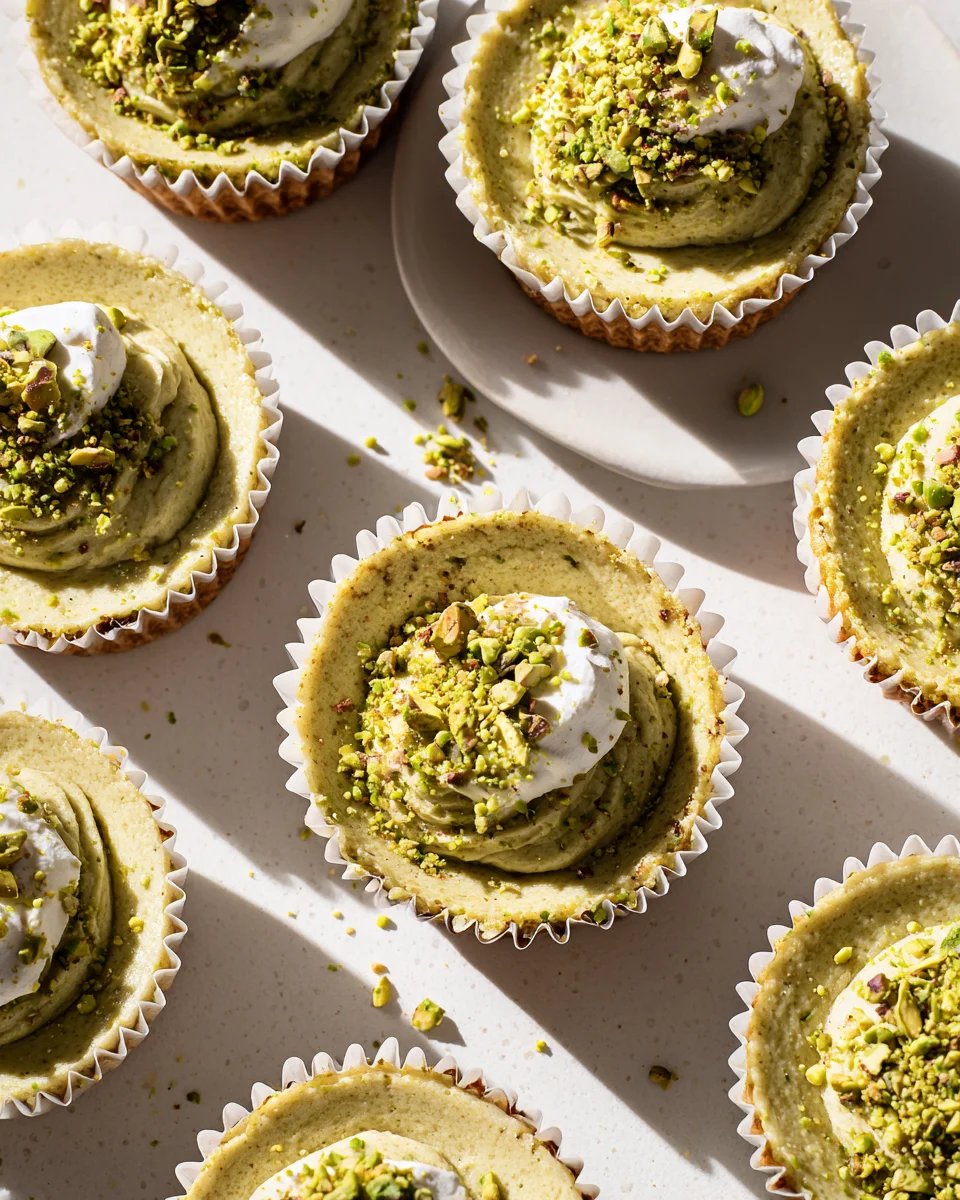 Mini Pistazien Cheesecakes: Einfach & Lecker aus der Muffinform
