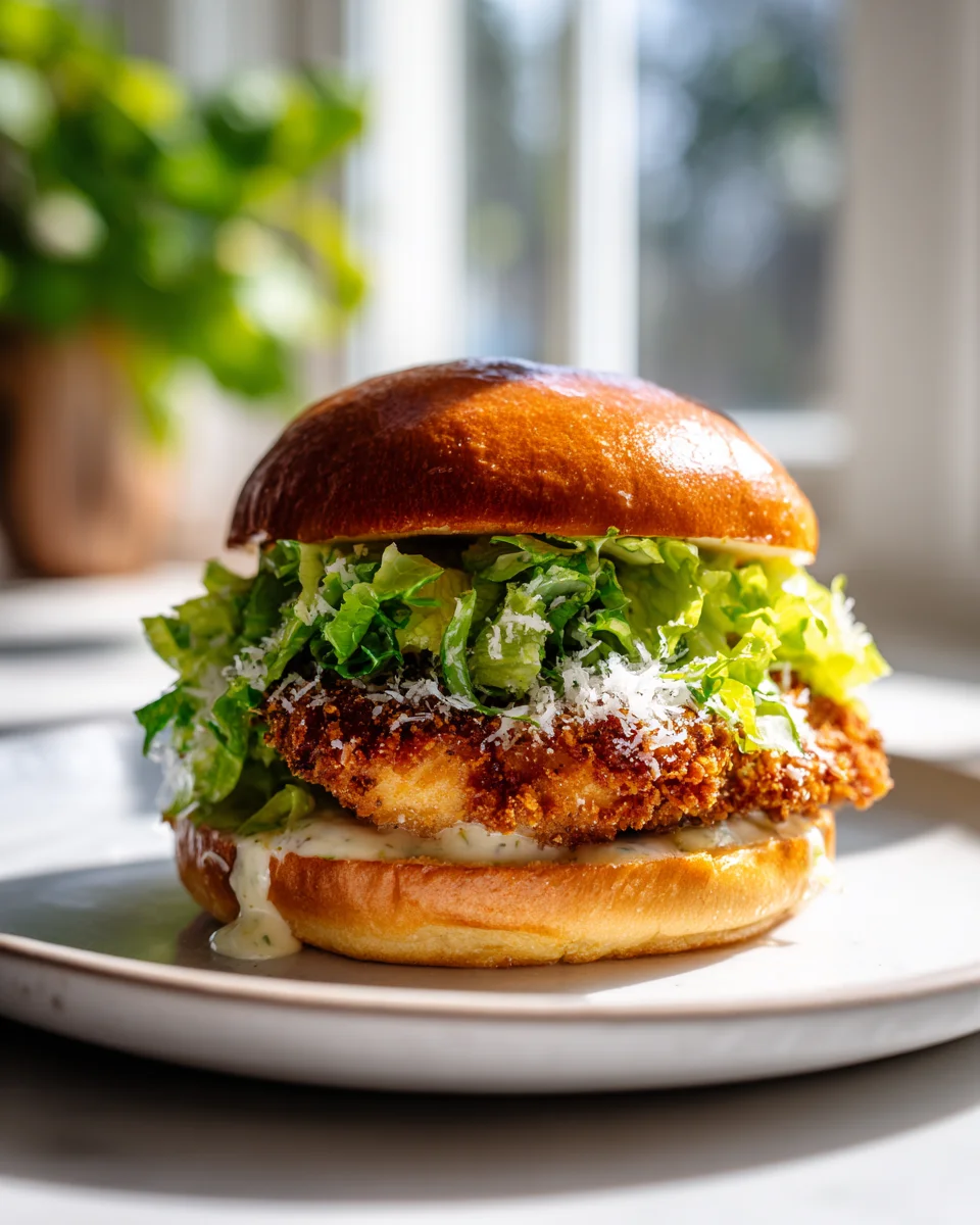 Crispy Chicken Caesar Sandwich: Dein ultimatives Rezept