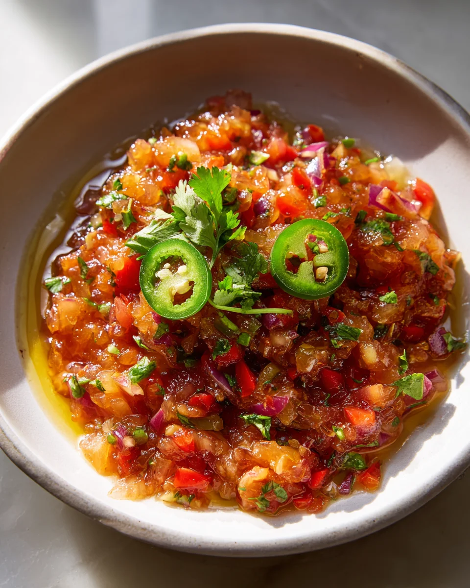 Spicy Onion Chili Soße für Tacos: Der feurige Geschmacks-Kick!