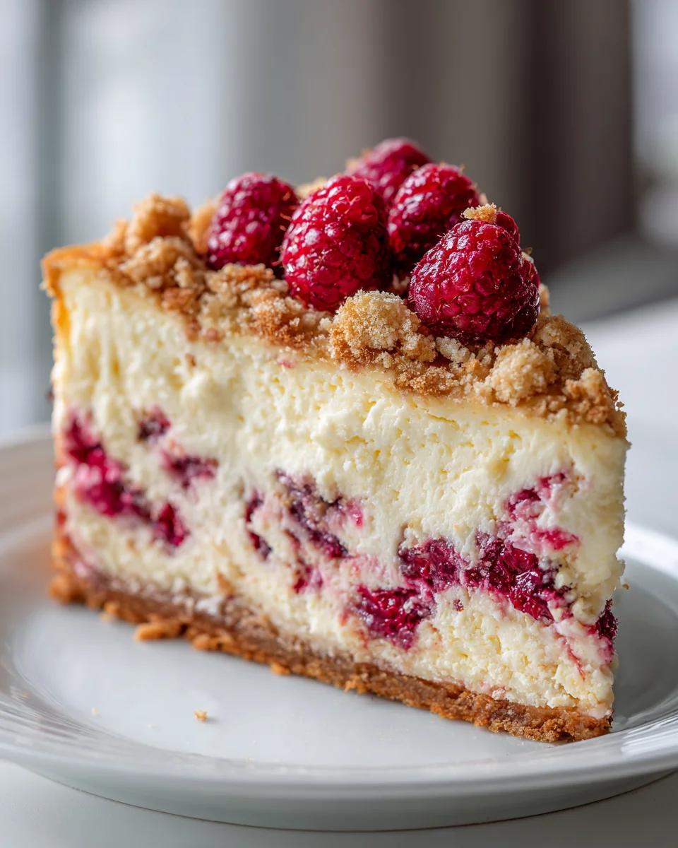 Der Beste non-alcoholic beer Käsekuchen: Vanille-Himbeer Streusel