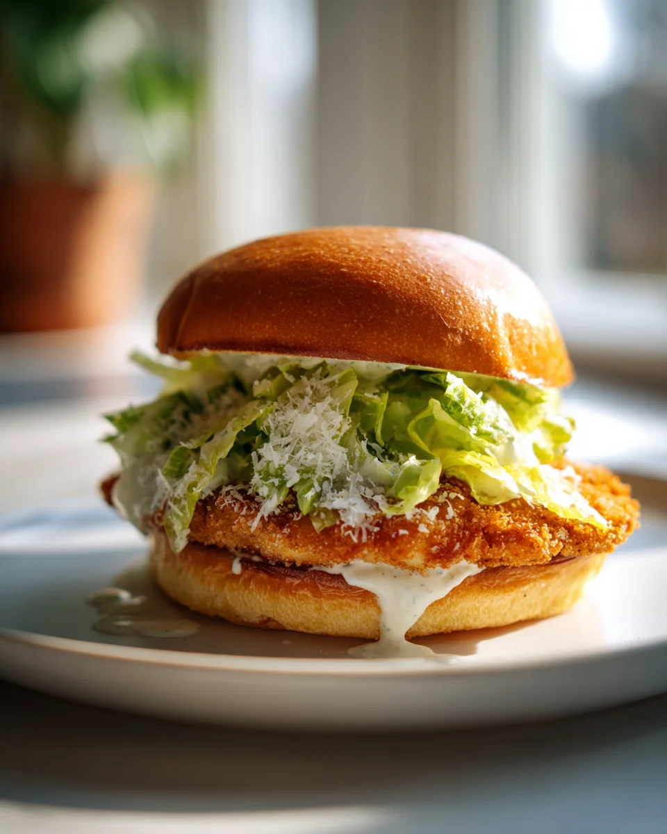 Crispy Chicken Caesar Sandwich: Dein ultimatives Rezept