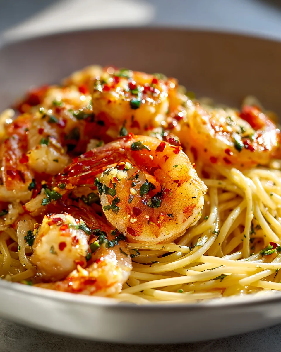 Rezept: Scharfe Griechische Garnelen-Scampi mit Chili & Kräutern