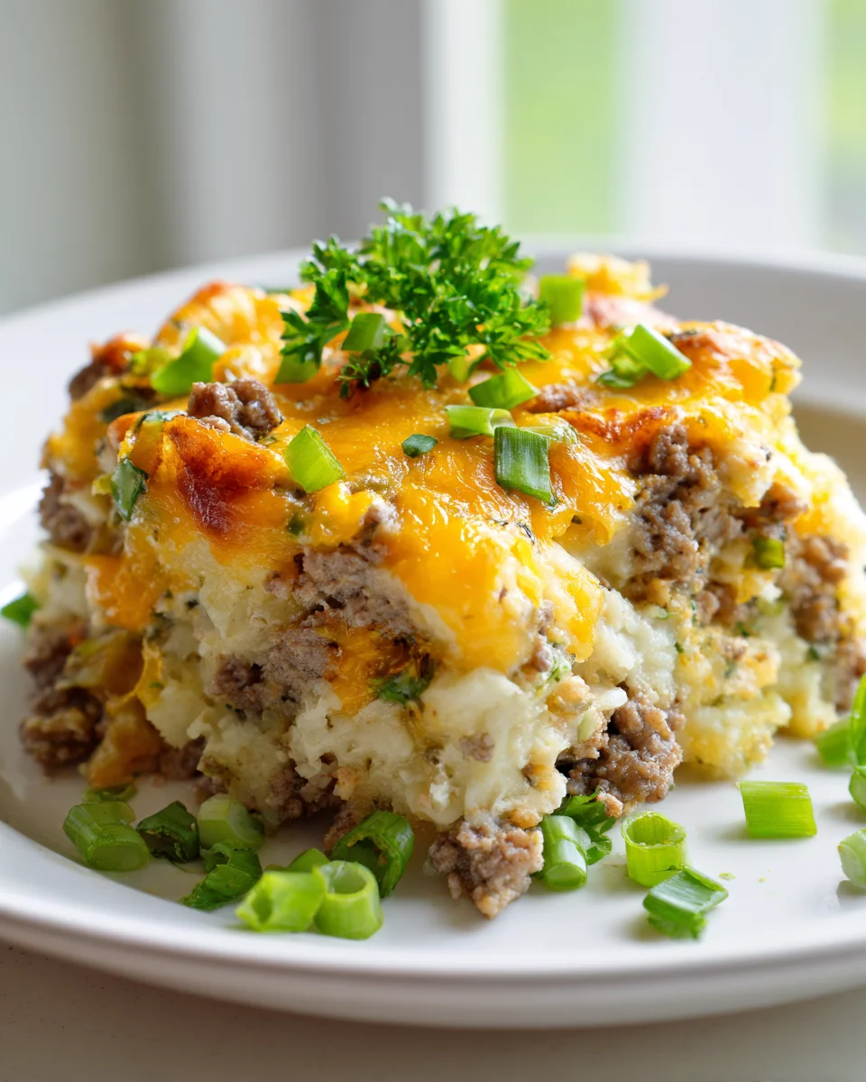 Low Carb Cheeseburger Blumenkohl Auflauf – Lecker & Einfach