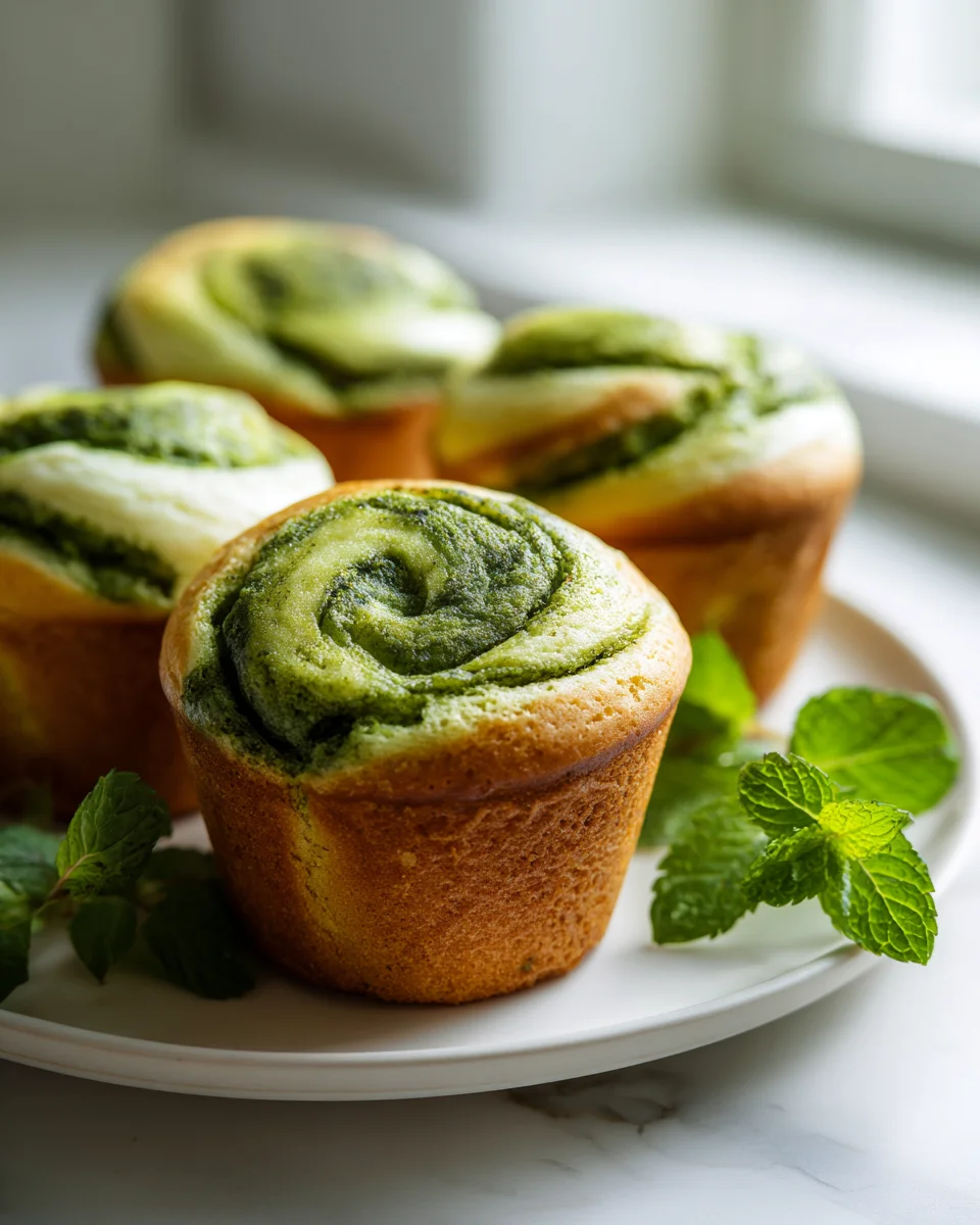 Matcha Vanilla Swirl Muffins: Cremig-Grüner Genuss jetzt!