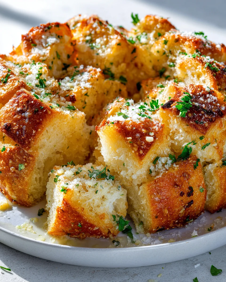 Garlic Parmesan Pull Apart Bread – einfach unwiderstehlich!