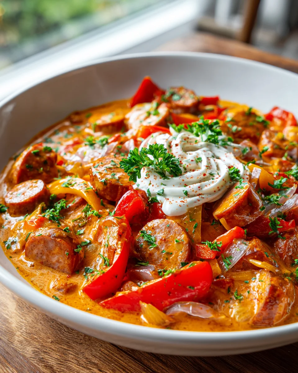 Wuerstchengulasch: Schnell, einfach & super lecker kochen!