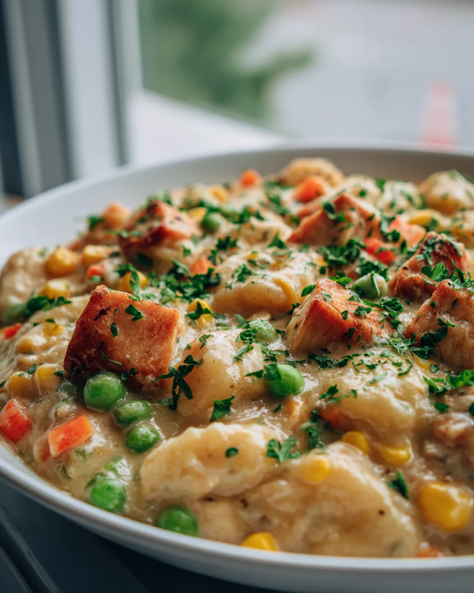 One Pot Gnocchi Hähnchen Pot Pie Rezept – Super Lecker!