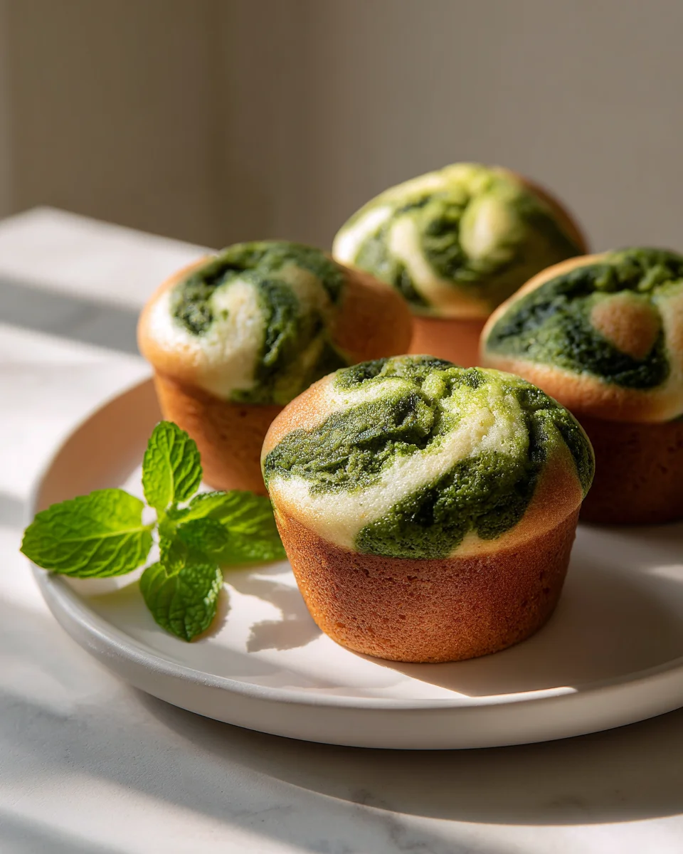 Matcha Vanilla Swirl Muffins: Cremig-Grüner Genuss jetzt!