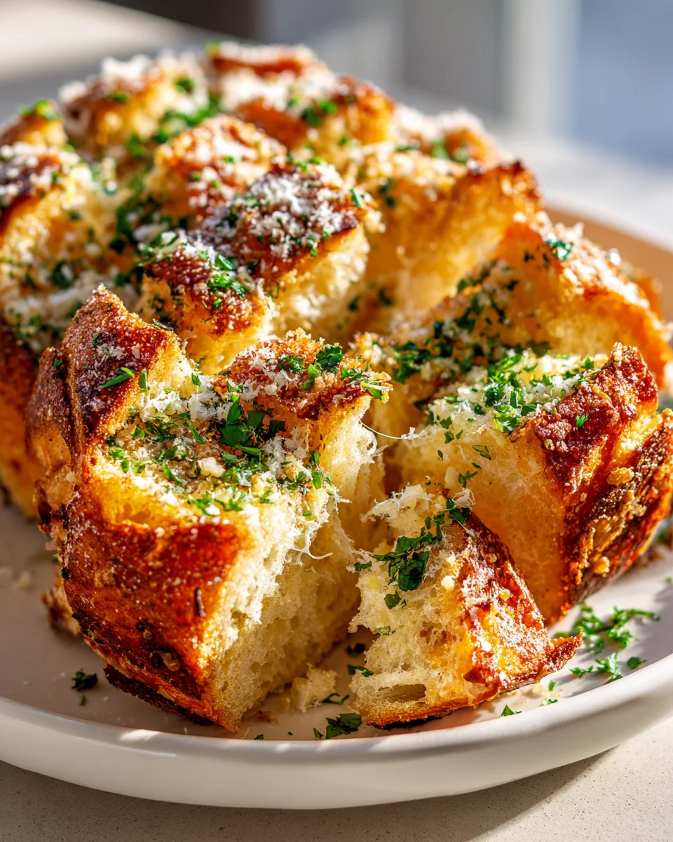 Garlic Parmesan Pull Apart Bread – einfach unwiderstehlich!
