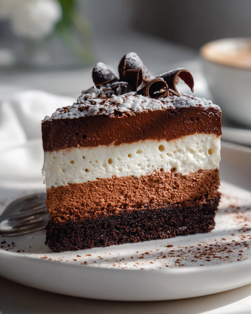 Dreifacher Schoko Mousse Kuchen: Dein genussvolles Rezept