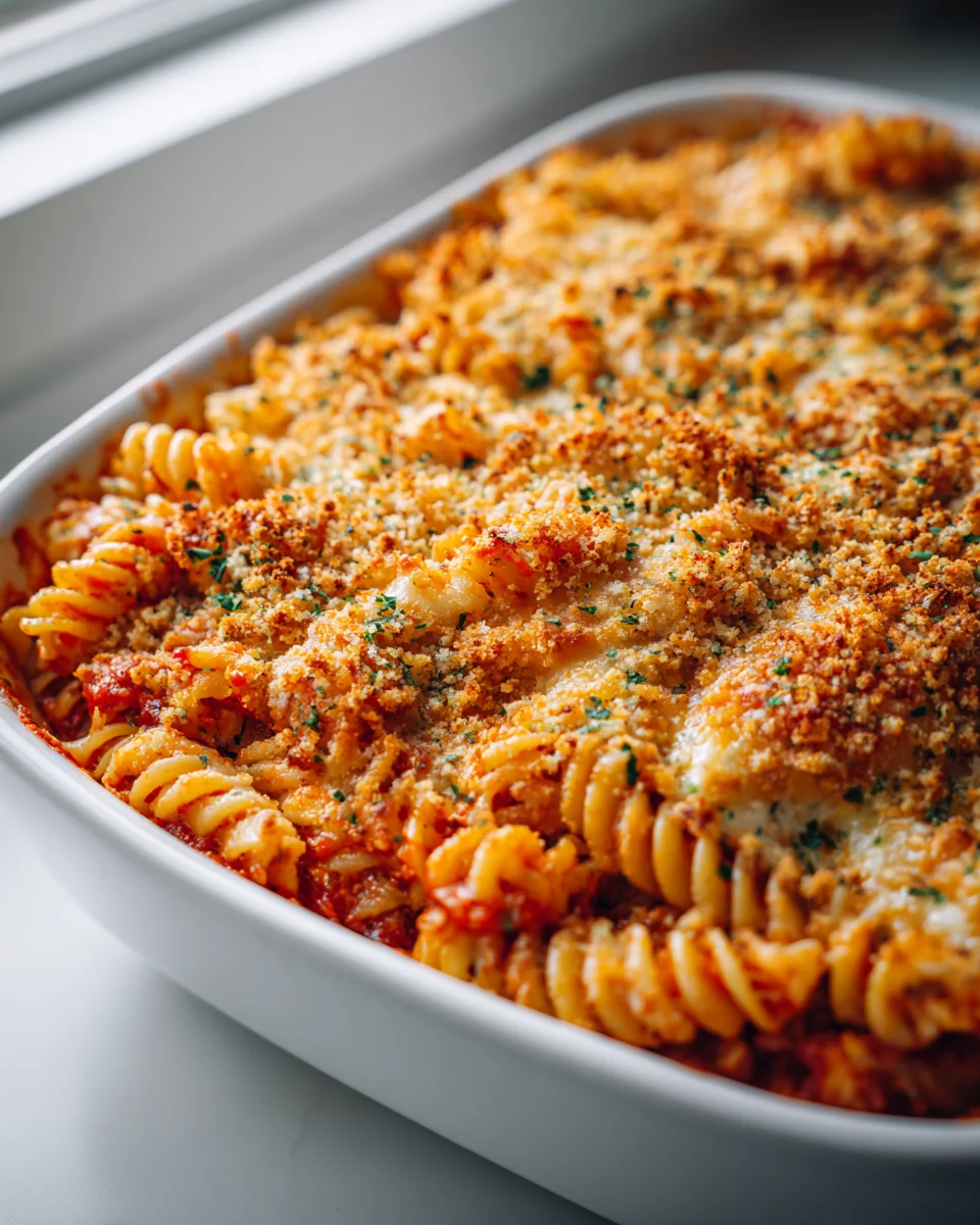 Blitzschneller Hähnchen Parmesan Auflauf – Einfach & Lecker