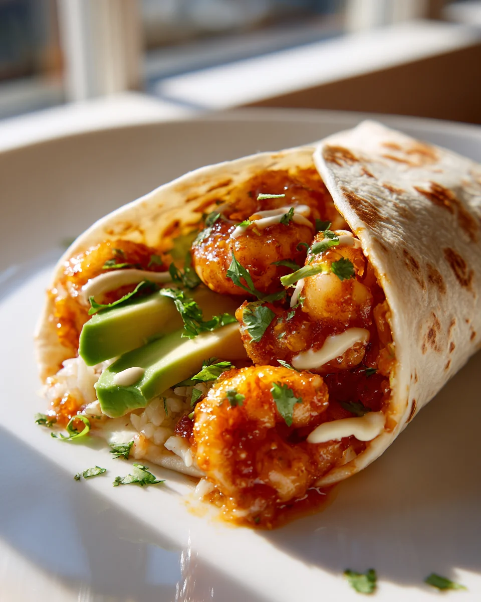 Bang Bang Garnelen Wraps – Cremig mit Avocado & Mayo!