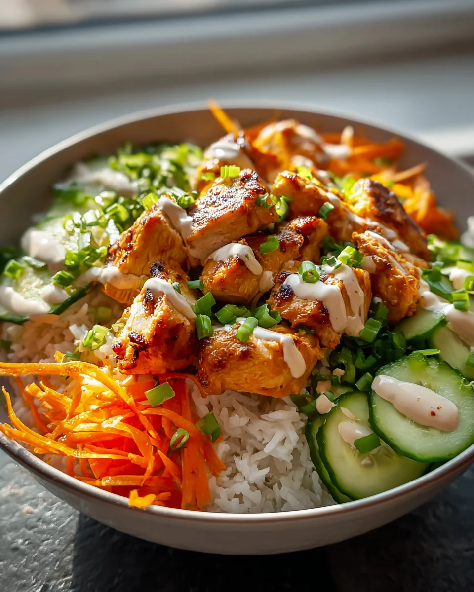 Hähnchen Bowl scharf & cremig: Einfach, schnell, unwiderstehlich!