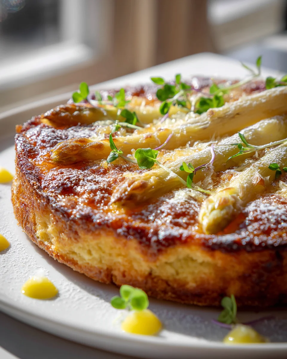 Vanille Spargel Zitronen Kuchen – Süßes Rezept zum Verlieben!