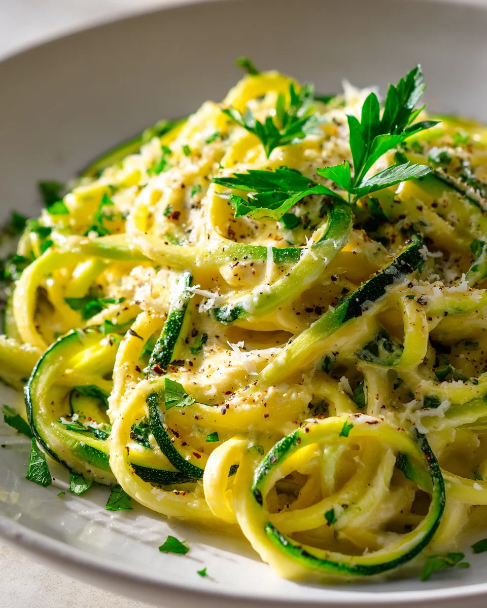 Keto Zucchini Noodle Alfredo: Einfach, Cremig, Low-Carb Lecker!