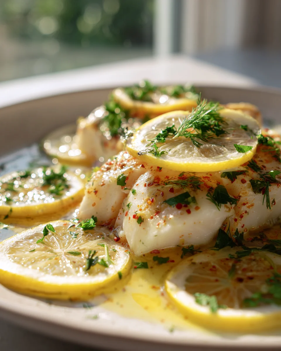 Saftiges Zitronenfischfilet aus dem Ofen – Schnell & Lecker