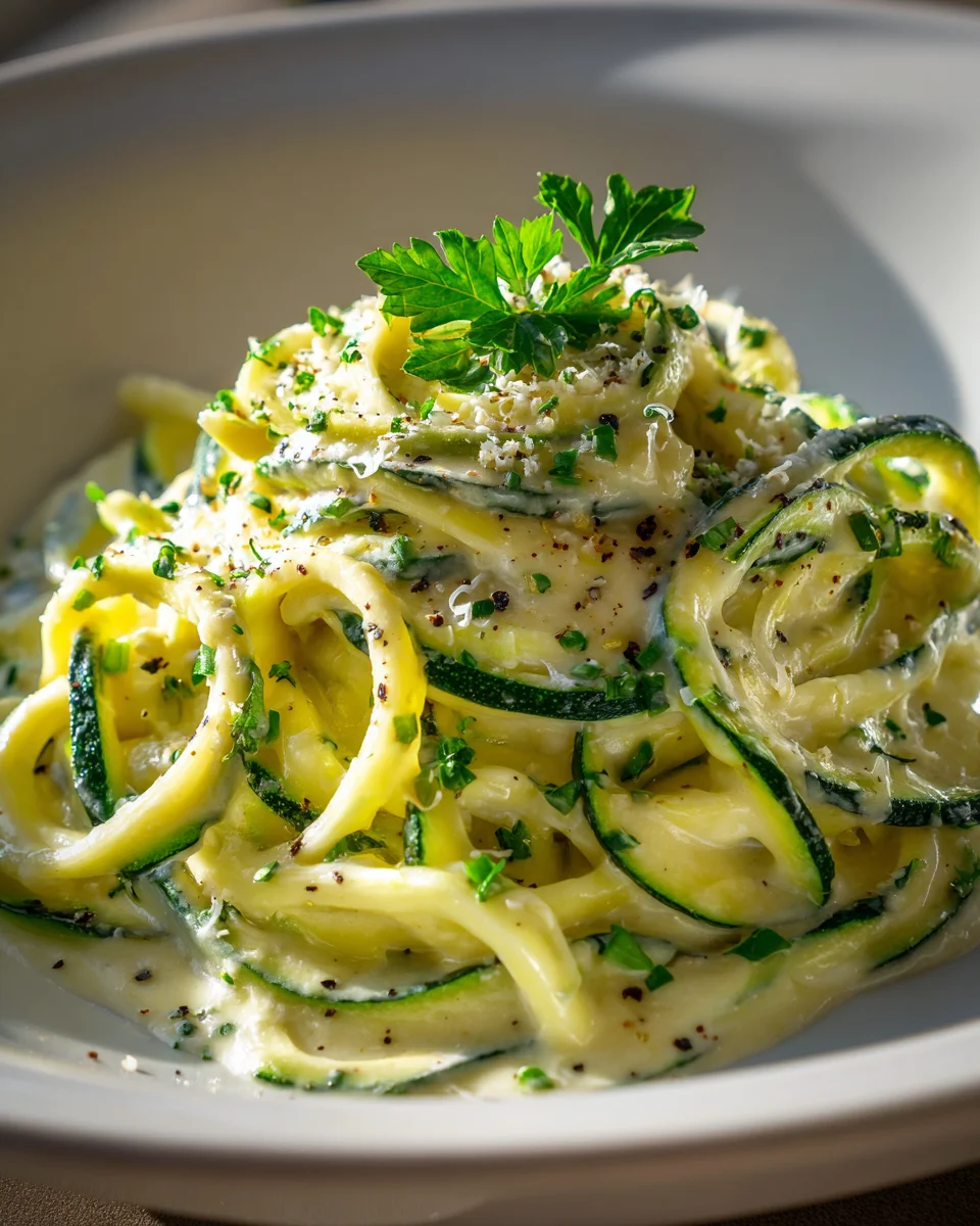 Keto Zucchini Noodle Alfredo: Einfach, Cremig, Low-Carb Lecker!
