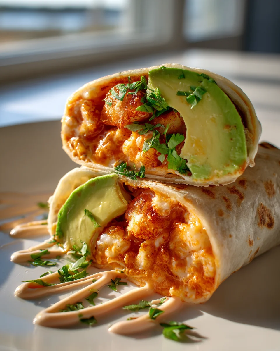 Bang Bang Garnelen Wraps – Cremig mit Avocado & Mayo!