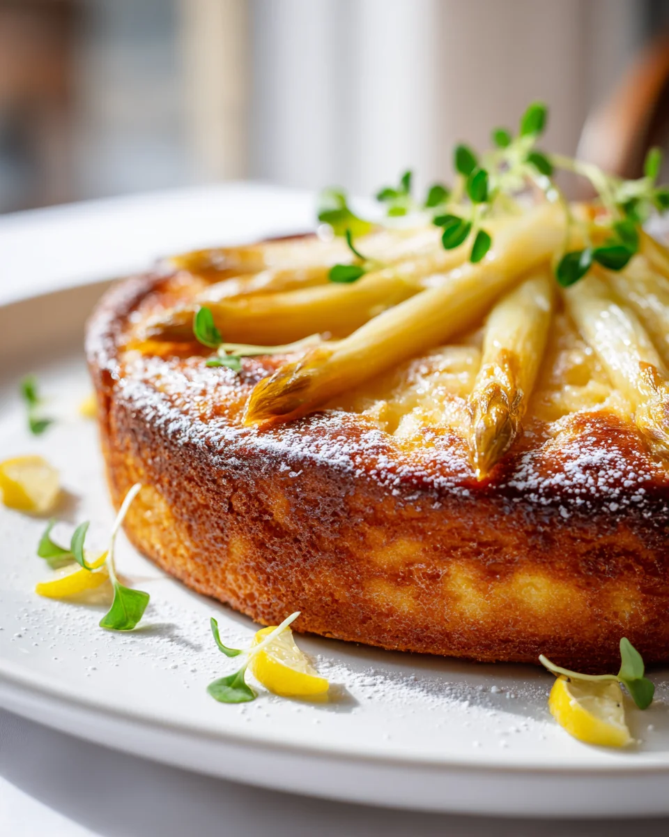 Vanille Spargel Zitronen Kuchen – Süßes Rezept zum Verlieben!