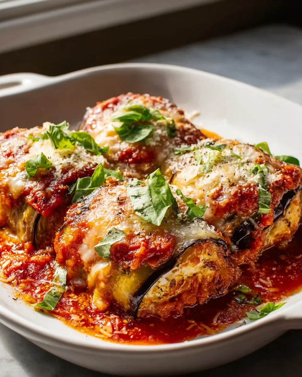 Leckeres Eggplant Rollatini Casserole Rezept für Genießer