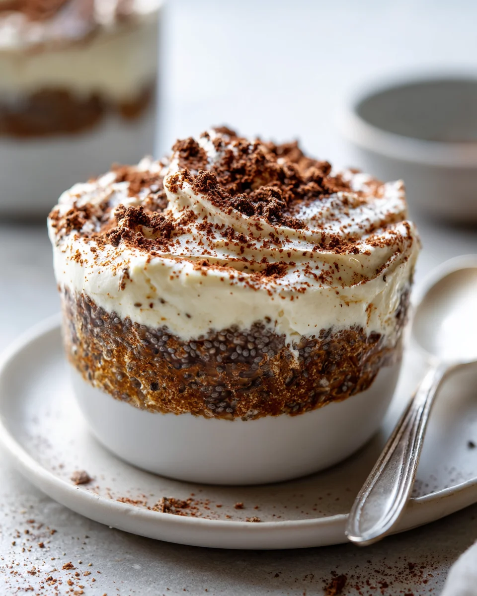 Köstliche Tiramisu Uebernacht Haferflocken – schnell & gesund.