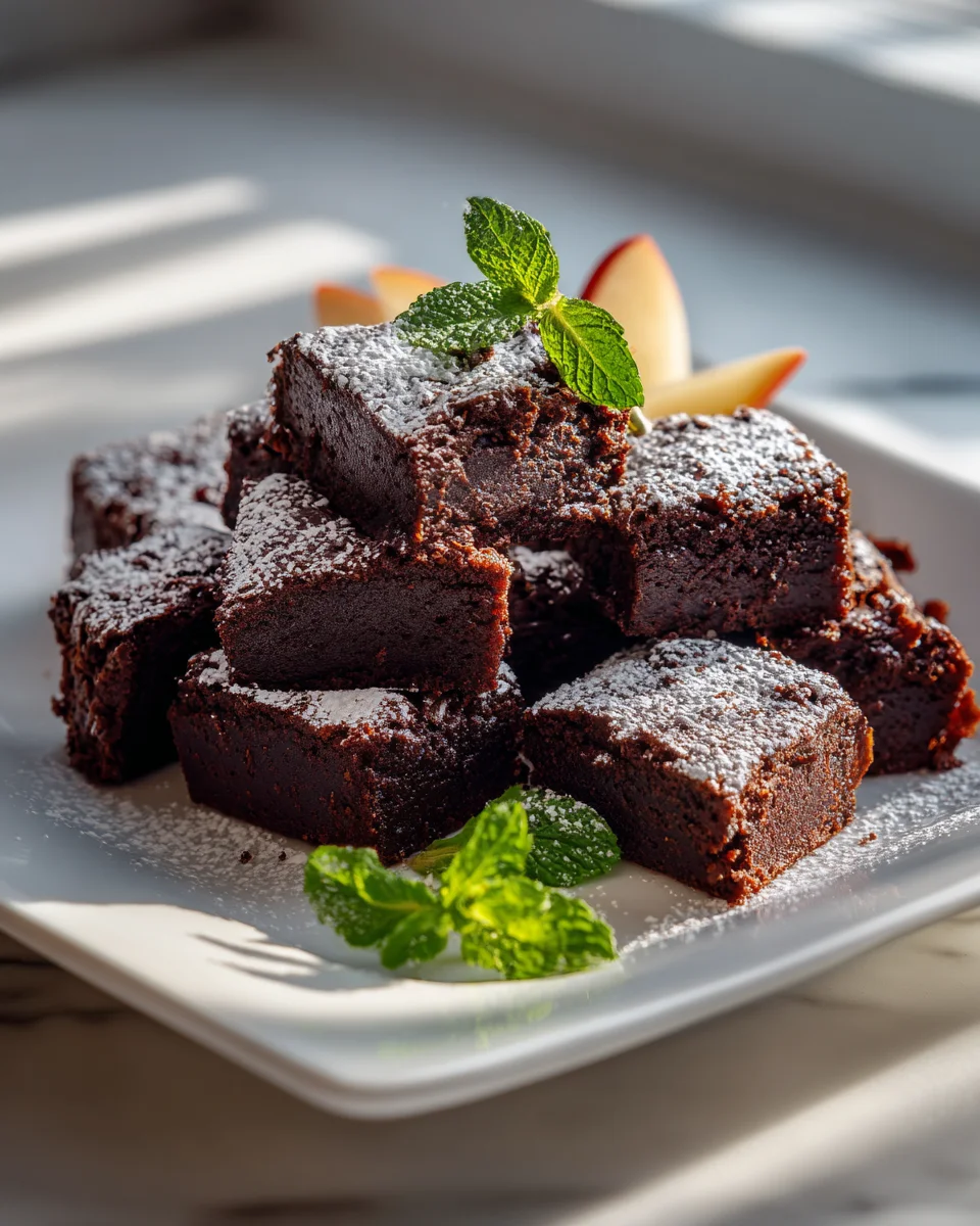 Saftige Gesunde Apfelmus-Brownies: Ohne Reue naschen!