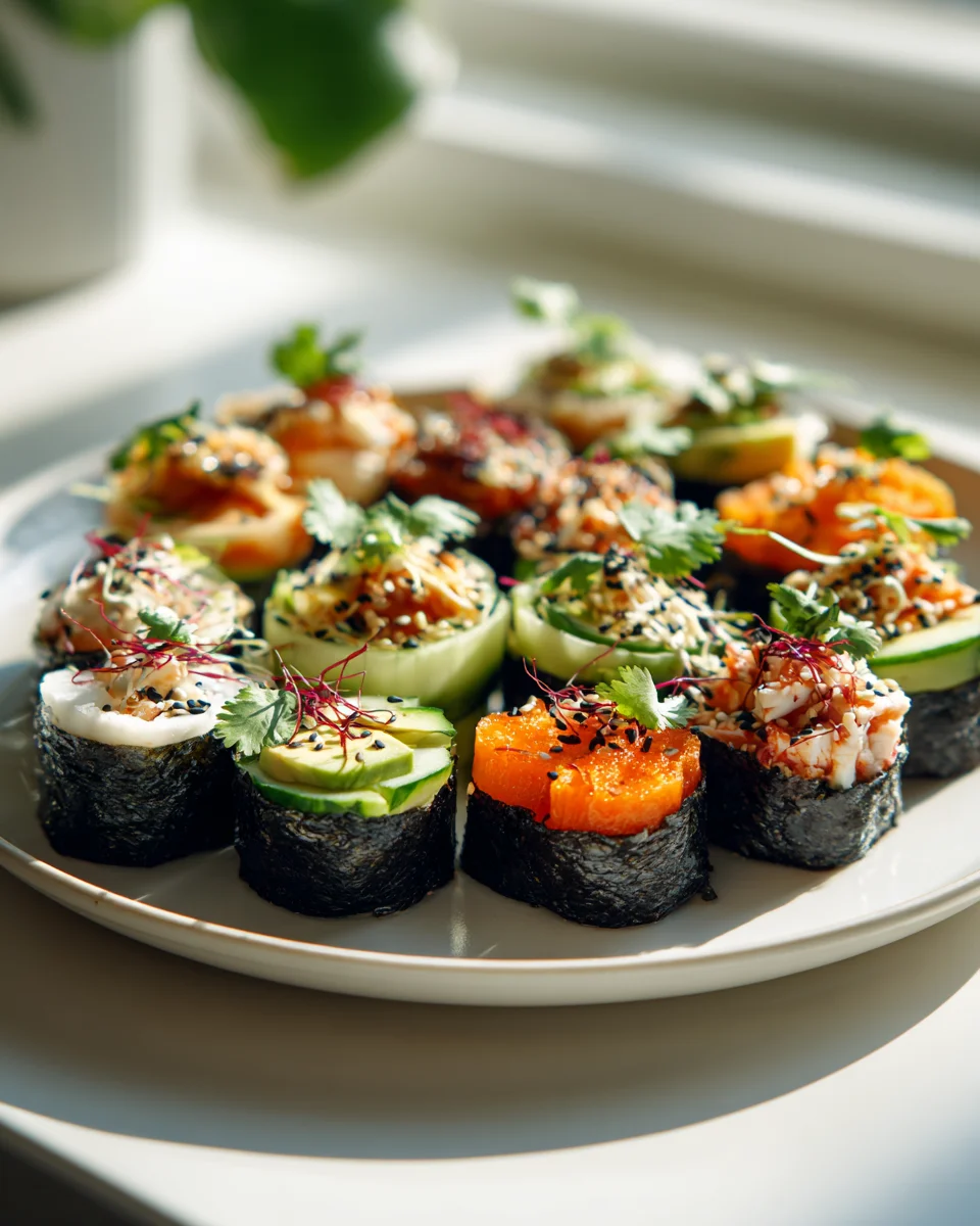 Einfache Mini Sushi Wraps: Der ultimative Party Appetizer!