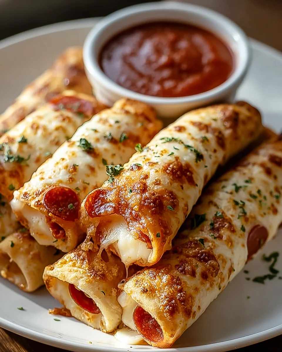 Blitzschnelle Pizzarollen-Brotstangen – Der perfekte Party-Snack