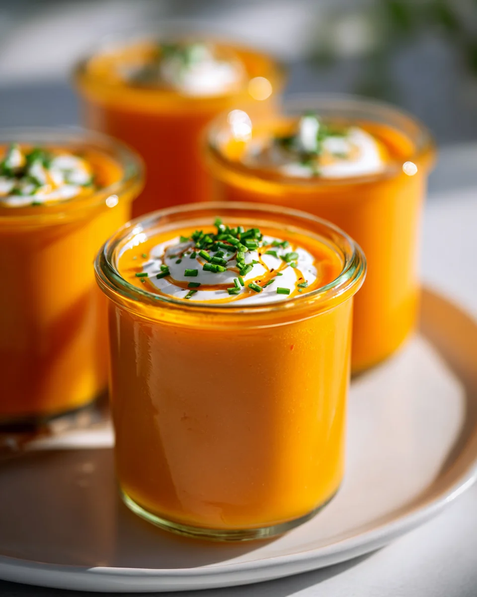 Mini Kürbissuppen im Glas – Leckere Vorspeise für jeden Anlass!