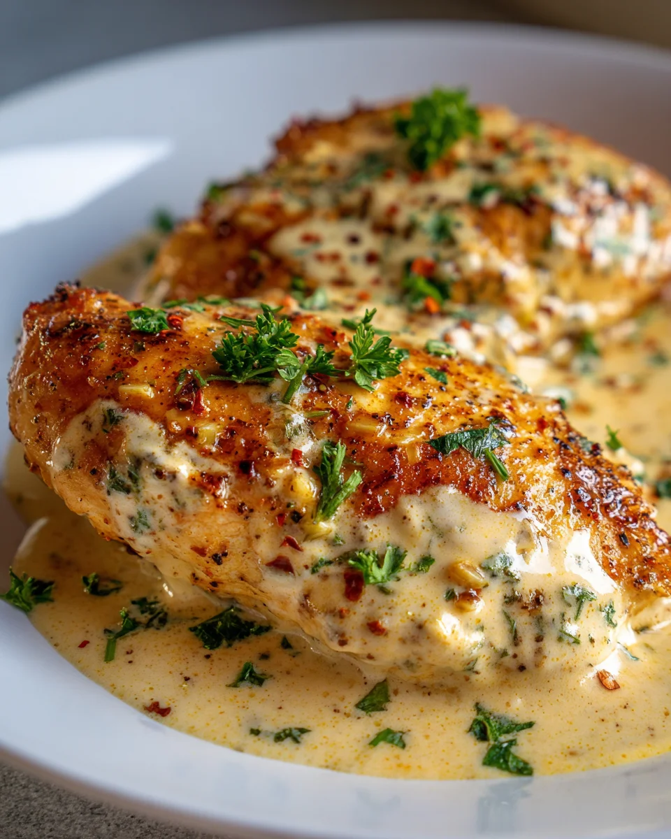 Cremiges Asiago Hähnchen: Dein unwiderstehliches Abendessen