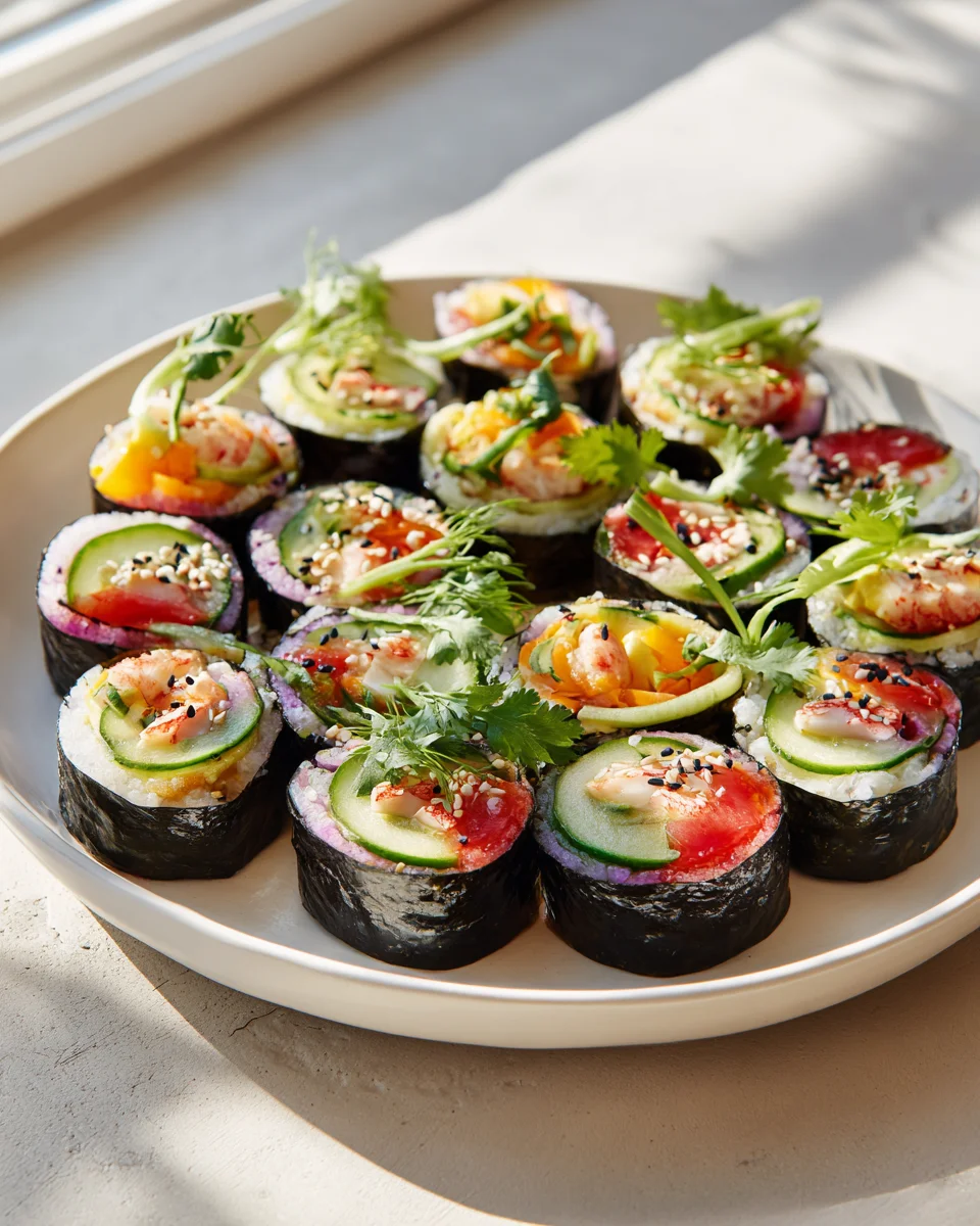 Einfache Mini Sushi Wraps: Der ultimative Party Appetizer!