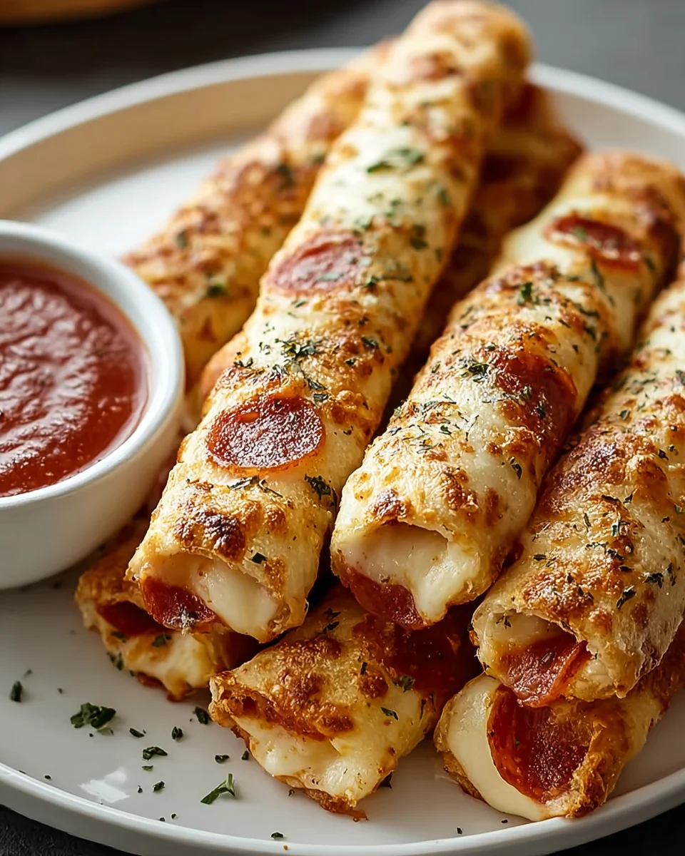 Blitzschnelle Pizzarollen-Brotstangen – Der perfekte Party-Snack