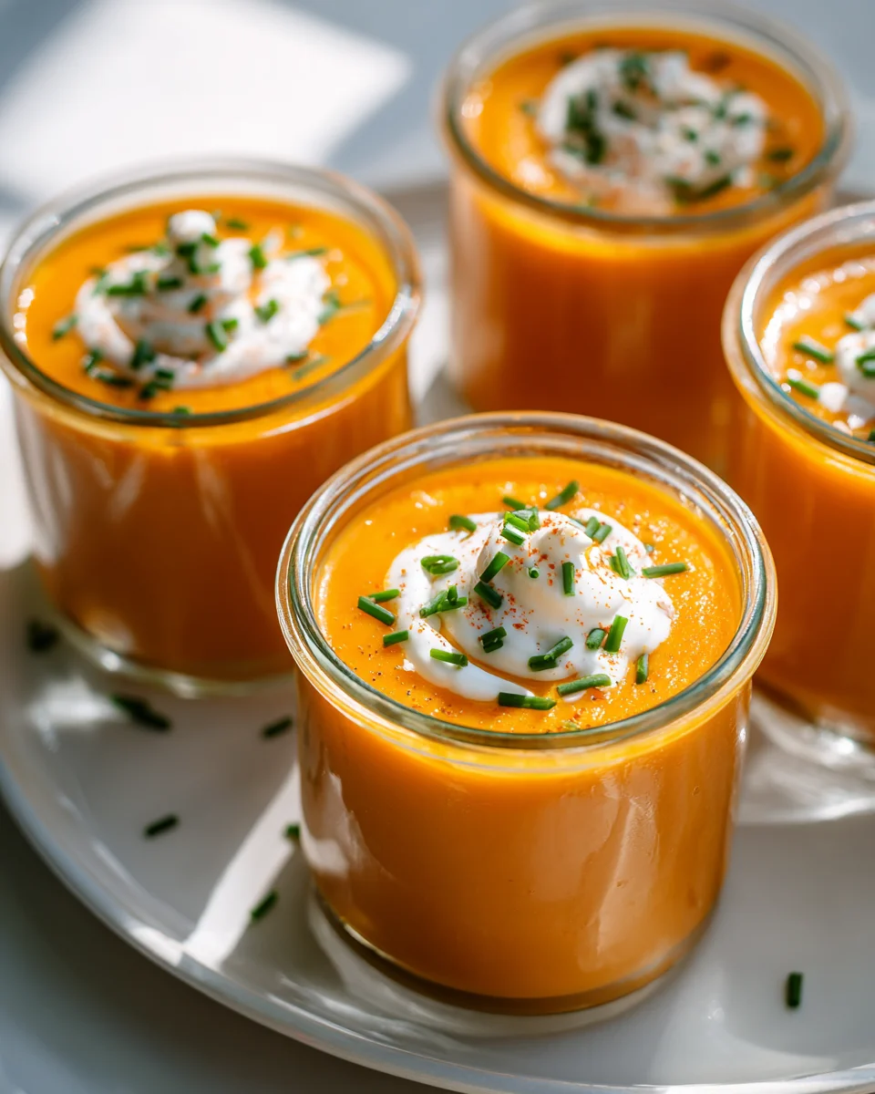 Mini Kürbissuppen im Glas – Leckere Vorspeise für jeden Anlass!