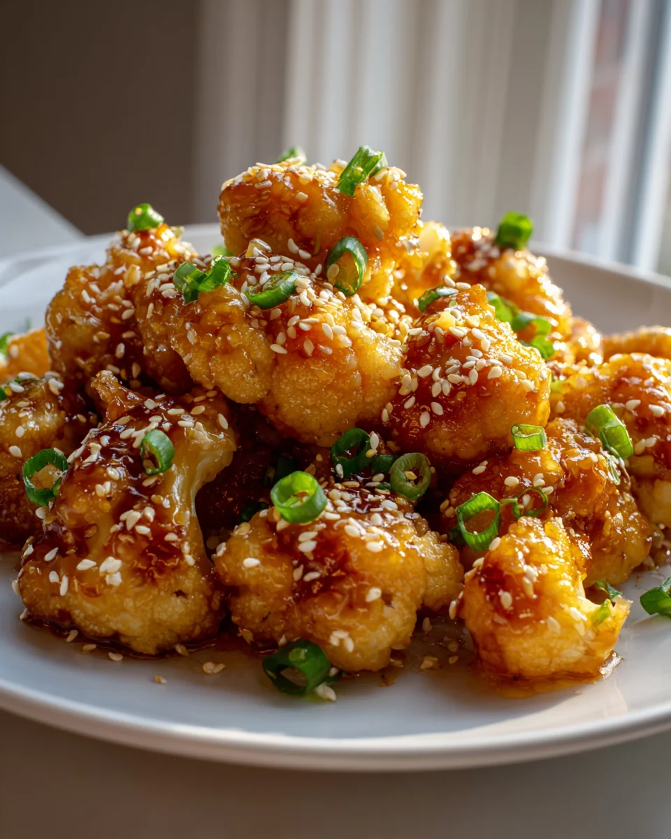 Klebriger Honig-Knoblauch-Blumenkohl: Einfach & Lecker!
