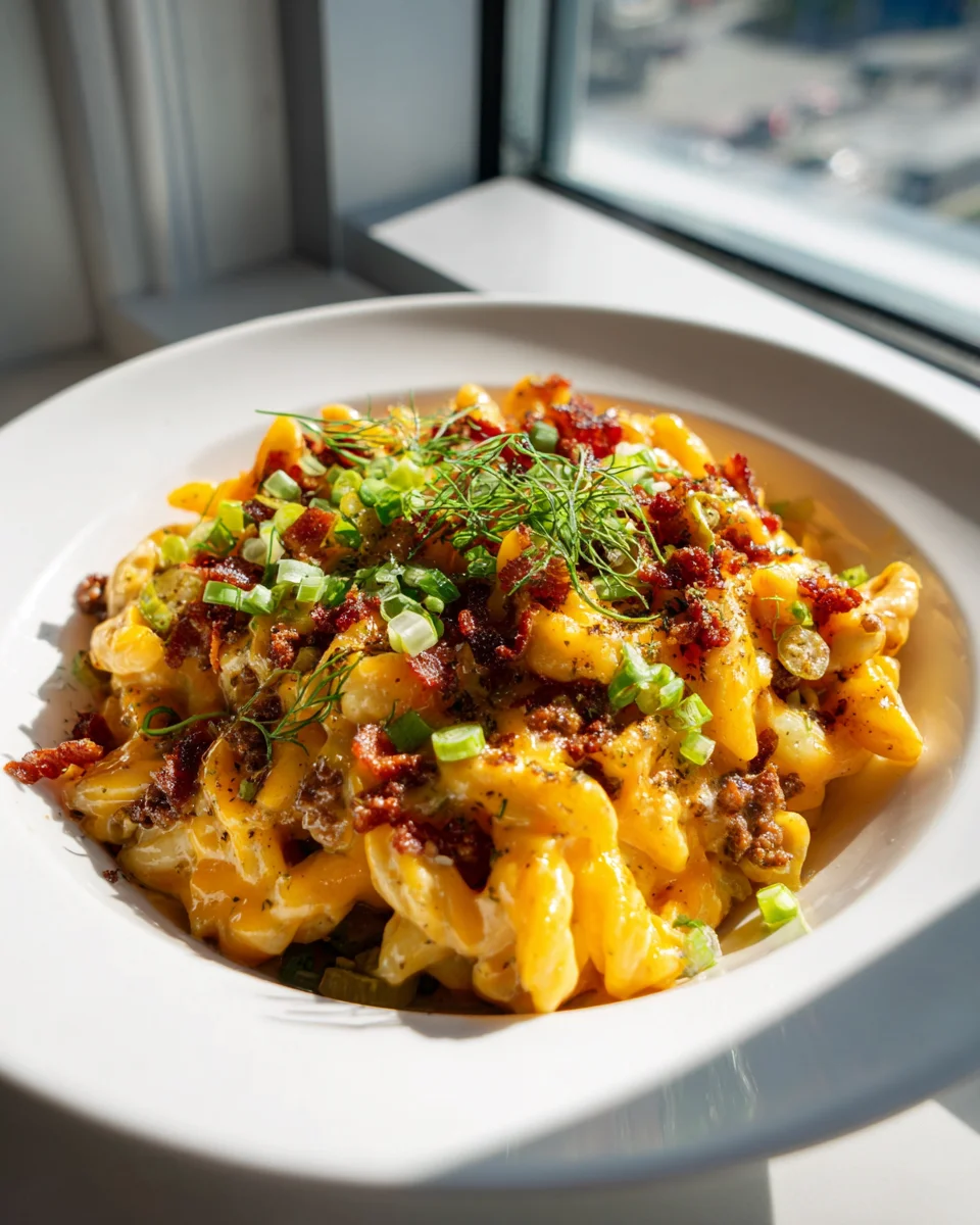 Cremige Cheeseburger Pasta mit Beef – Einfach unwiderstehlich!