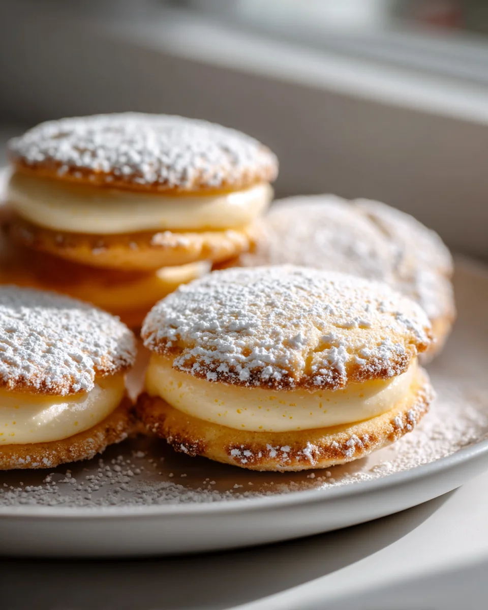 Gefüllte Osterkekse mit Himbeer, alkoholfreiem Bier & Puderzucker