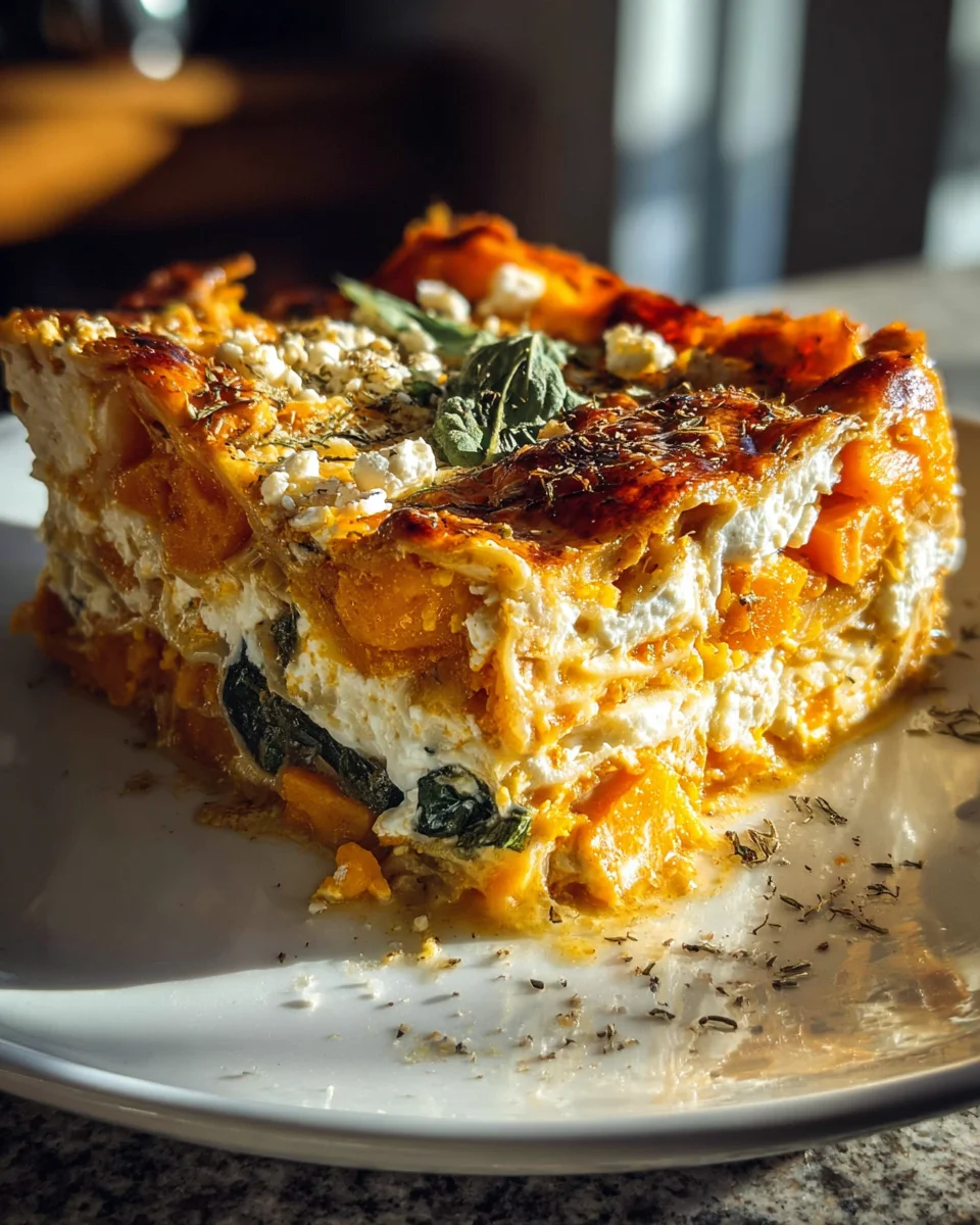 Himmlische Kürbis-Feta-Lasagne: Schnell & köstlich!