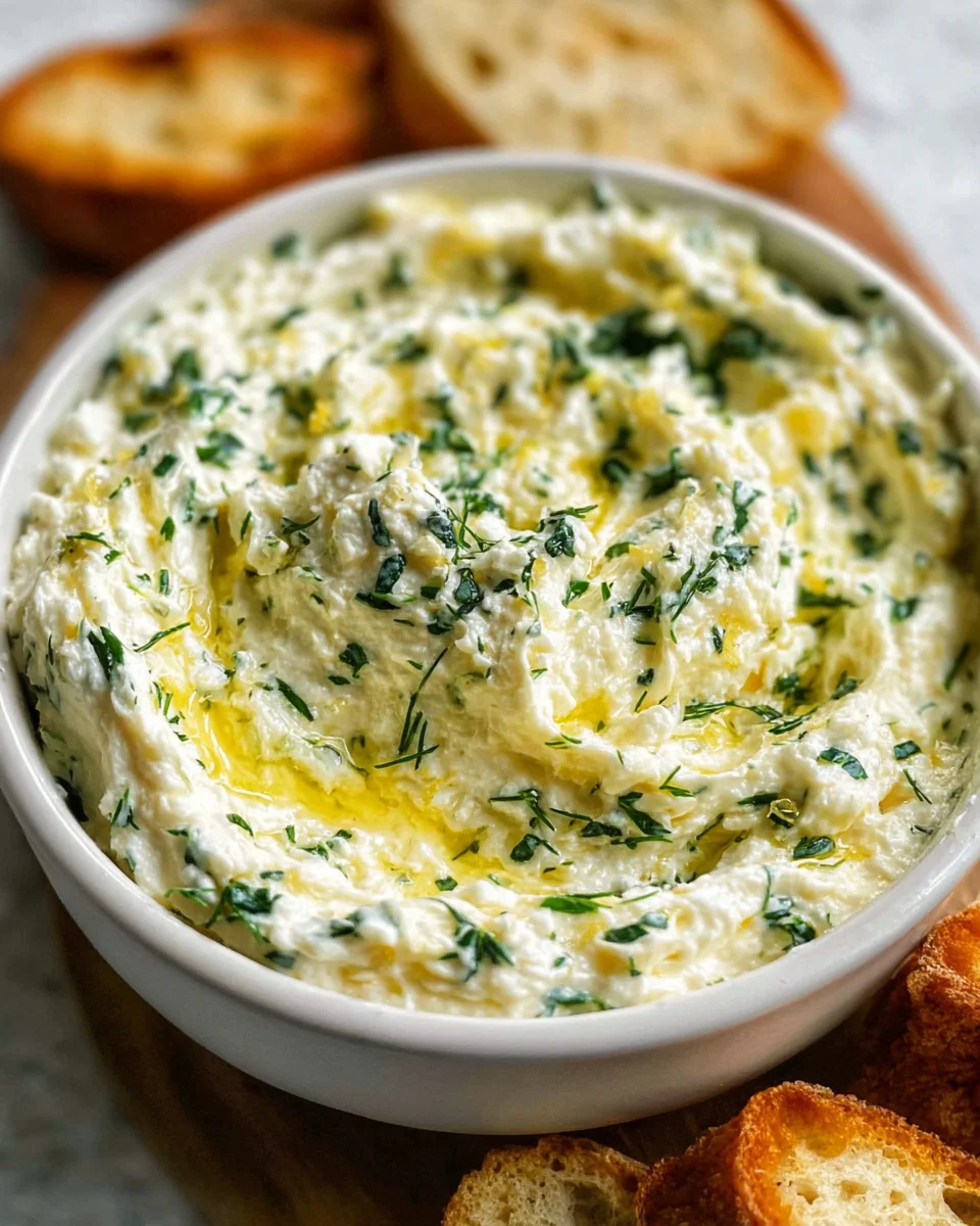 Zitronen Feta Aufstrich – Frisch & Aromatisch Genießen!