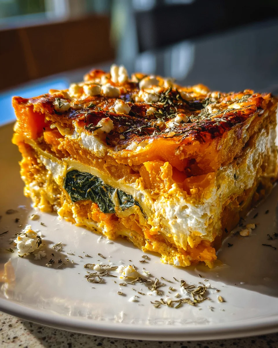 Himmlische Kürbis-Feta-Lasagne: Schnell & köstlich!